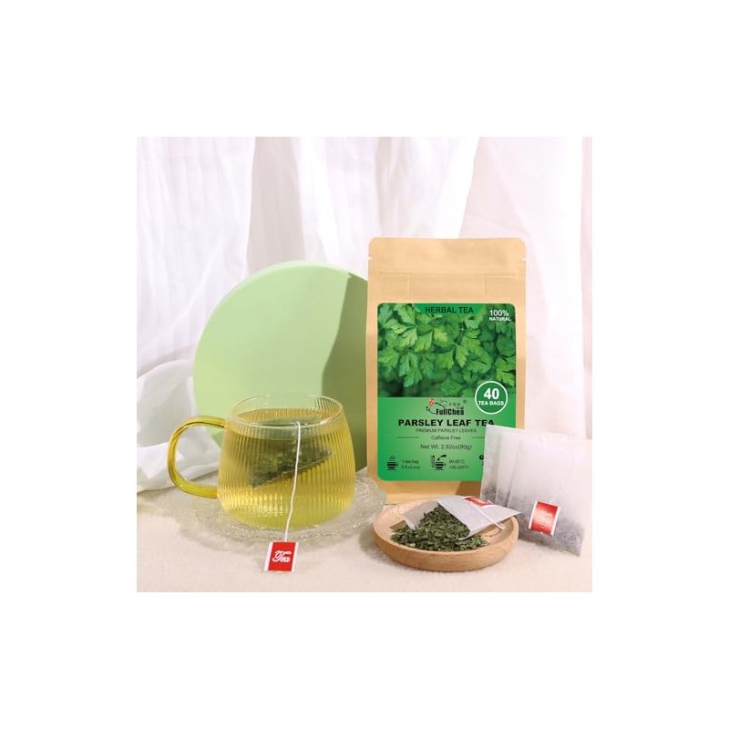 Fullchea Bolsitas de Té de Perejil, 40 Bolsitas, 2 G/bolsa