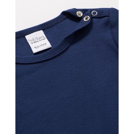 Fred's World by Green Cotton Baby Boys Alfa Rib L/S Body Base Layer, Academy