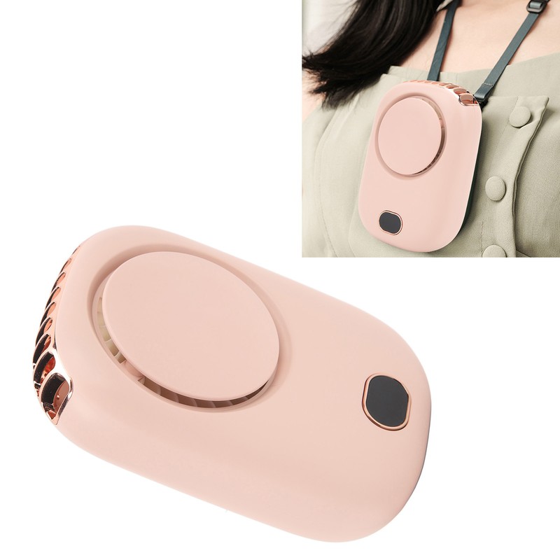 Hanging Neck Fan Portable USB Charging Leafless Fan Large Wind