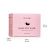PEAUAMIE Under Eye Patchs Rose Eye Mask for Dark Circles