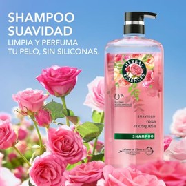 Herbal Essences Shampoo Suavidad Rosa Mosqueta 600 ml
