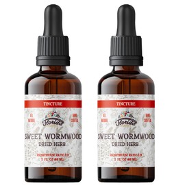 Sweet Wormwood Organic Tincture - Natural Supplement - Made in USA - 2 Fl Oz (Sweet Wormwood - 2 x 2 Fl Oz)