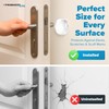20 Pack Clear Wall Protector Door Stoppers – 2 Inch