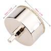 4-1/8"(105mm) Diamond Hole Saw, Glass Hole Saw with Guiding Drill