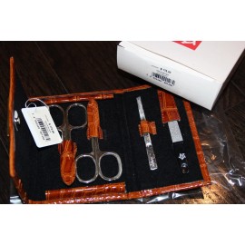 Pfeilring Manicure SET Cognac \ DIAMOND BUCKLE CASE 0192392400 MADE IN GERMANY