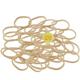 1InTheOffice Rubber Bands #10, Size 10 Rubber Bands, Beige, 1 lb Box, (3,700/Pack)