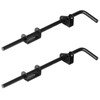OTTFF 2 Pack 14" Black Cane Bolt Gate Latch, Steel