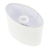 jojofuny Oval Lamp Shade, E27 Silk Cloth Lampshade Replacement Dum