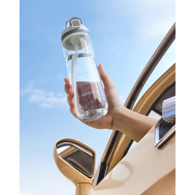 Opard Peak Water Bottle with Straw Cap, BPA-Free, Leak Proof