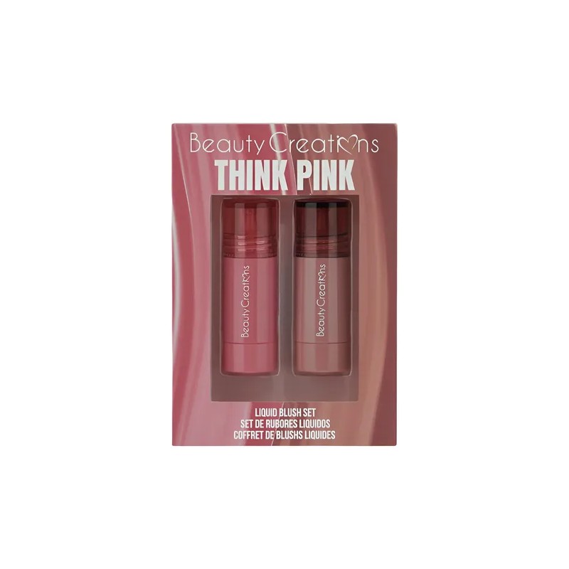 Set Rubores Liquidos Naturales Think Pink Beauty Creations® Think Pink