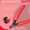 GOLD DEER Crimping Pliers for Kashime, Crimping Tool, Handicraft, Kashime
