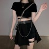 WQYILEAER 2 Pcs Studded Belt, Y2K Belt Star Belt Double