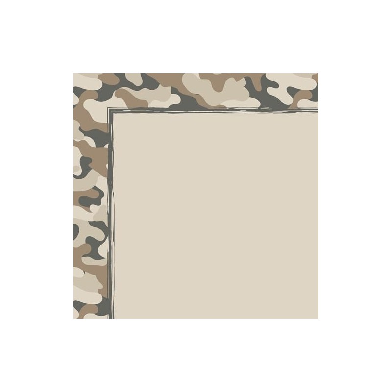 Great Papers! Camo Letterhead, 8.5" x 11", 80 count (2017041)