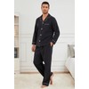 U2SKIIN Mens Button Down Pajamas Set Soft Classic Lapel Sleepwear