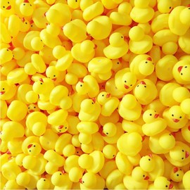 30PCS Mini Rubber Duck Bath Duck Toys for Toddlers Boys Girls,Squeak and Float Rubber Ducks in Bulk Baby Shower Duck Decorations Party Favors