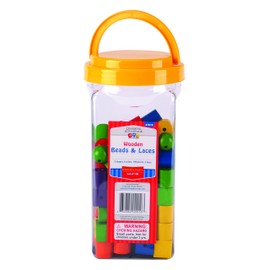 Learning Advantage 7010 Beads and Laces (Pack of 108)