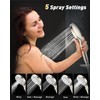FASDUNT Shower Head with Handheld, High Pressure Handheld Shower Head