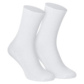 Unbekannt Men's Calf Socks White white