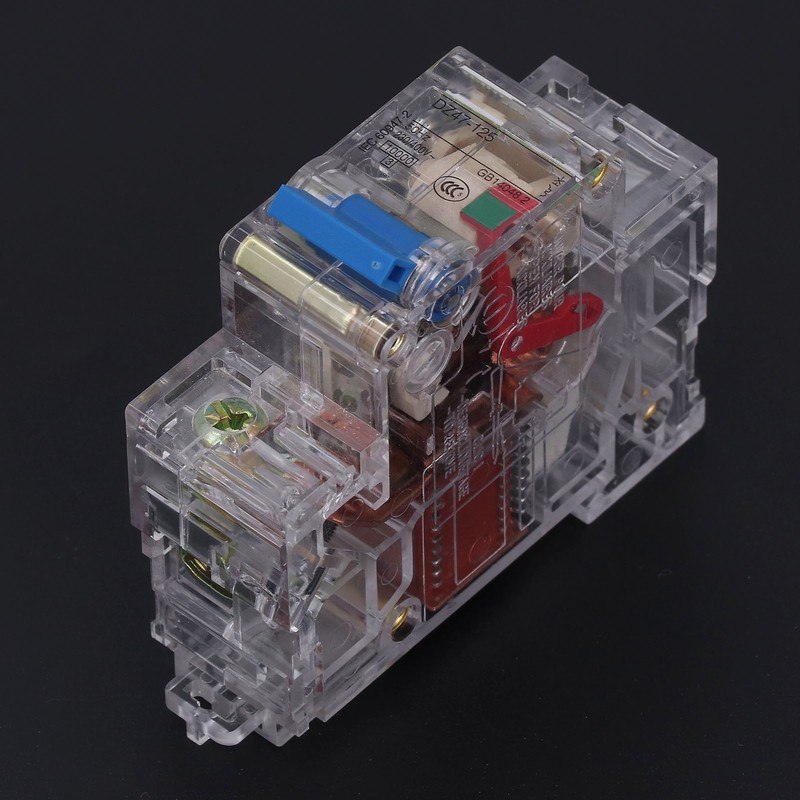 Circuit Breaker Transparent 1P Sensitive Operation ABS Circuit Breaker 230V