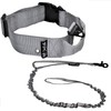 FDC Dog Tactical Collar with Leash Bungee Handle Heavy Duty