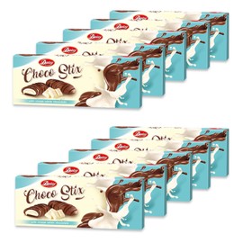 Schoko Stix 10x 200g mit weißer Schokoladencreme | köstlich feine Schokolade mit zarter weißer Schokocreme-Füllung (10 Packungen je 200g)