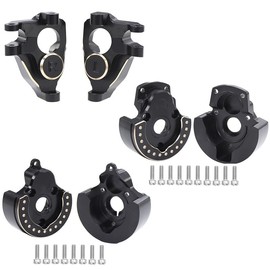 F10 Axle Brass Weights Steering Knuckles Front Rear Portal Cover for 1/10 RC Crawler Vanquish VRD VS4-10 Phoenix LCG Upgrade (3 in 1)