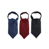 WANYING Men's Ascot Tie Scarf Cravat Ties Simple Chic for