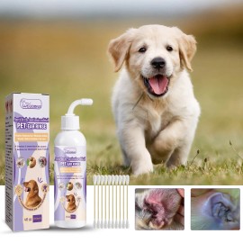 Unbranded Pet Ear Cleaner, Ear Cleaner for Dogs and Cats, Controlling Ear Odor in Pets