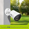 SANNCE Full Color Night Vision Security Camera, 4pcs 1080P TVI