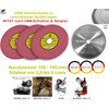 YERD Professional Sanding Discs Set Corundum for All Saw Chains