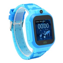 4G Smart Watch, IP67 Waterproof, Touch Screen, 2-Way Voice Video Call, SOS Alarm, HD Camera, Smartwatch Phone with Classroom Mode, 1.44 Inch HD Colour Touch Screen (Blue)
