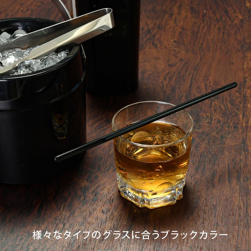 サントリー T型プラスチック マドラー ブラック 10本入 PMD4301