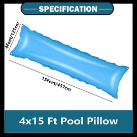 4x15ft Large Winter Pool Air Pillow for Above-Ground In-ground Pool