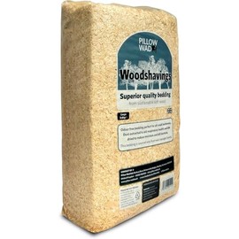 SuperGift.com Natural Pet Bedding Mix, Wood Shavings, Straw and Hay, Nest Material (WoodShavings 3.6kg)