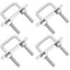 iplusmile Stainless Steel Square Bend u Bolts 4pcs Set for