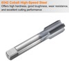 sourcing map M24x1.25 Metric Thread Tap 6542 Cobalt High-Speed Steel