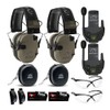 Walker's Razor Slim Electronic Hearing Protection ULTIMATE RANGE BUNDLE, Dark