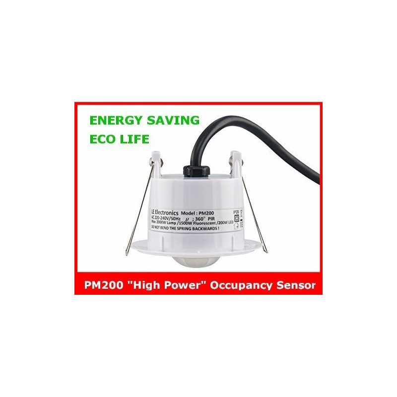 LE Electronics PM200 "HIGH POWER" (up to 2000W) Recessed Sensor
