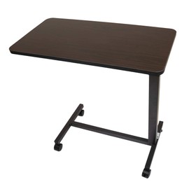 Roscoe Medical Hospital Bed Table, Rolling Overbed Table, Laptop Tables for Recliner, Bed, Bedside and Sofa - Computer Tables, Hospital Tray, Adjustable with Wheels and Secure Height Adjustment