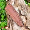 Handmade Dagger Fixed blade Leather Sheath / Holster / back