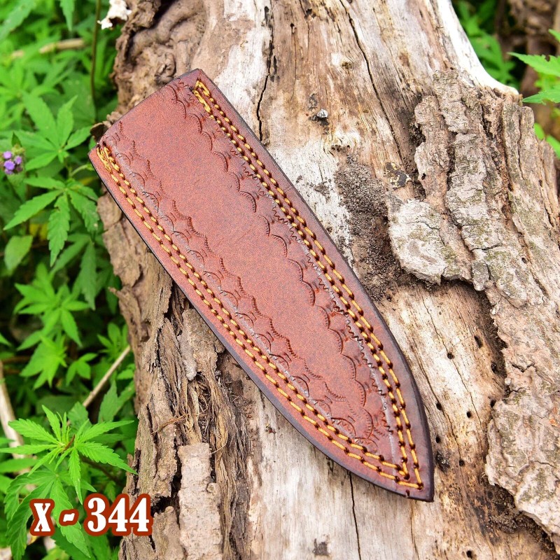 Handmade Dagger Fixed blade Leather Sheath / Holster / back
