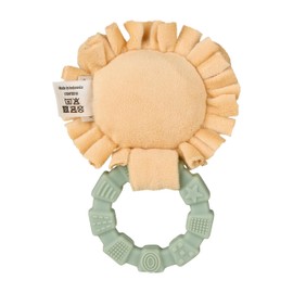 Sterntaler Lion Leo Gripping Toy - Made of Velvety Fabric - Integrated Rattle - Baby and Toddler Toy - Promotes Baby's Motor Skills and Senses - Ideal Gift, Matte Yellow