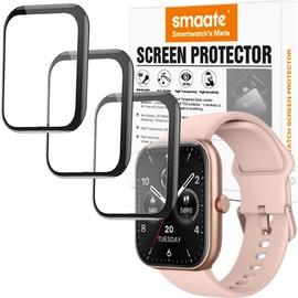 smaate 3D Screen Protector Compatible with Faweio, ENOMIR, WMK, Yoever, TOOBUR 1.91" IDW20 and Compatible with TOZO S3 Smart Watch (Answer/Make Calls)