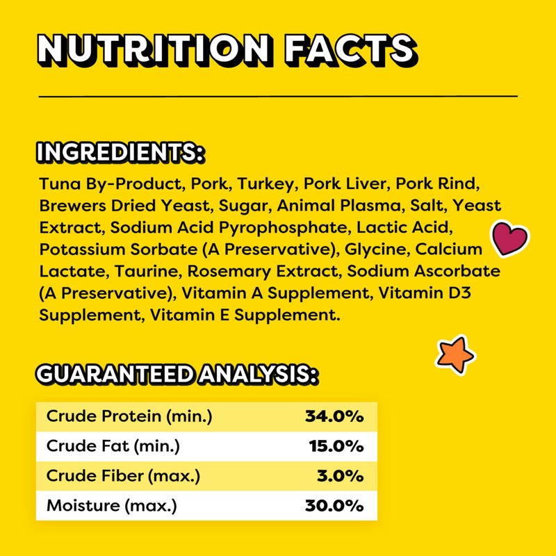 Temptations Meaty Bites Soft and Savory Cat Treats Tuna Flavor,