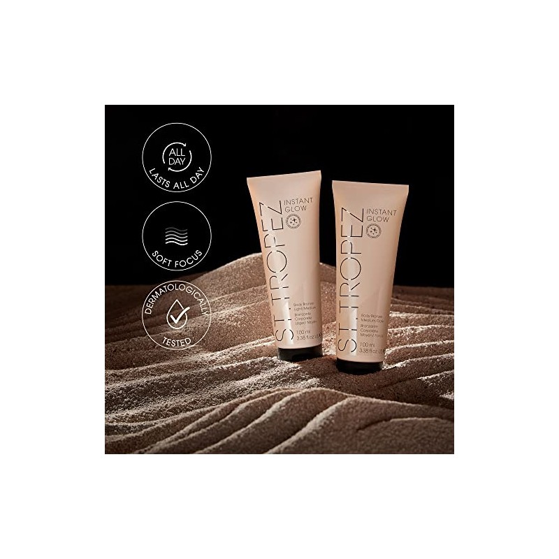 St. Tropez Instant Glow Face & Body Bronzer Makeup 100ml,