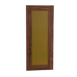 Household Essentials Hickory 8118-1 Rectangle Wall Mirror Décor | 29.5 in x 12.6