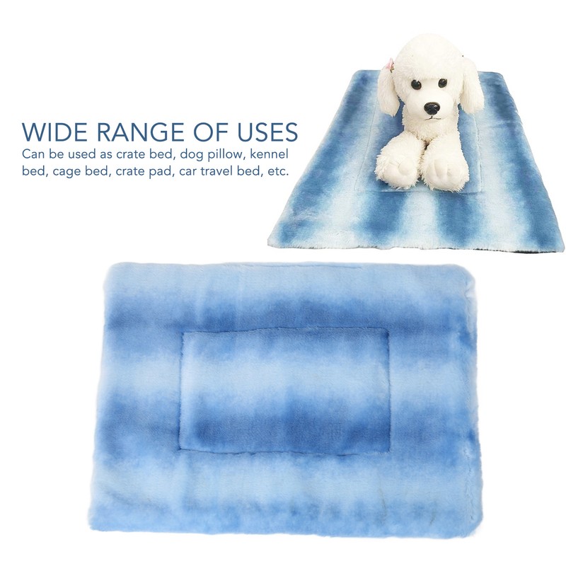 Dog Crate Mat Soft Plush Fluffy Slip Resistance All Seasons