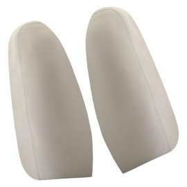 AICARS Car Front Door Panel Armrest Cover Compatible with Acura RDX 2007 2008 2009 2010 2011 2012 Leather Interior Accessories Car Door Armrest Arm Rest Cover- Gray