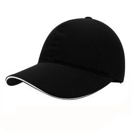 Women Baseball Cap with Criss Cross Ponytail Hole Adjustable Quick Drying Sun Cap Ladies Sport Pony Tail Hat for Summer Travel Running Golf Black