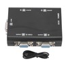 VGA Splitter,1 in 4 Out,250MHz 1920x1440 Monitor Screen Distributer,USB Powered